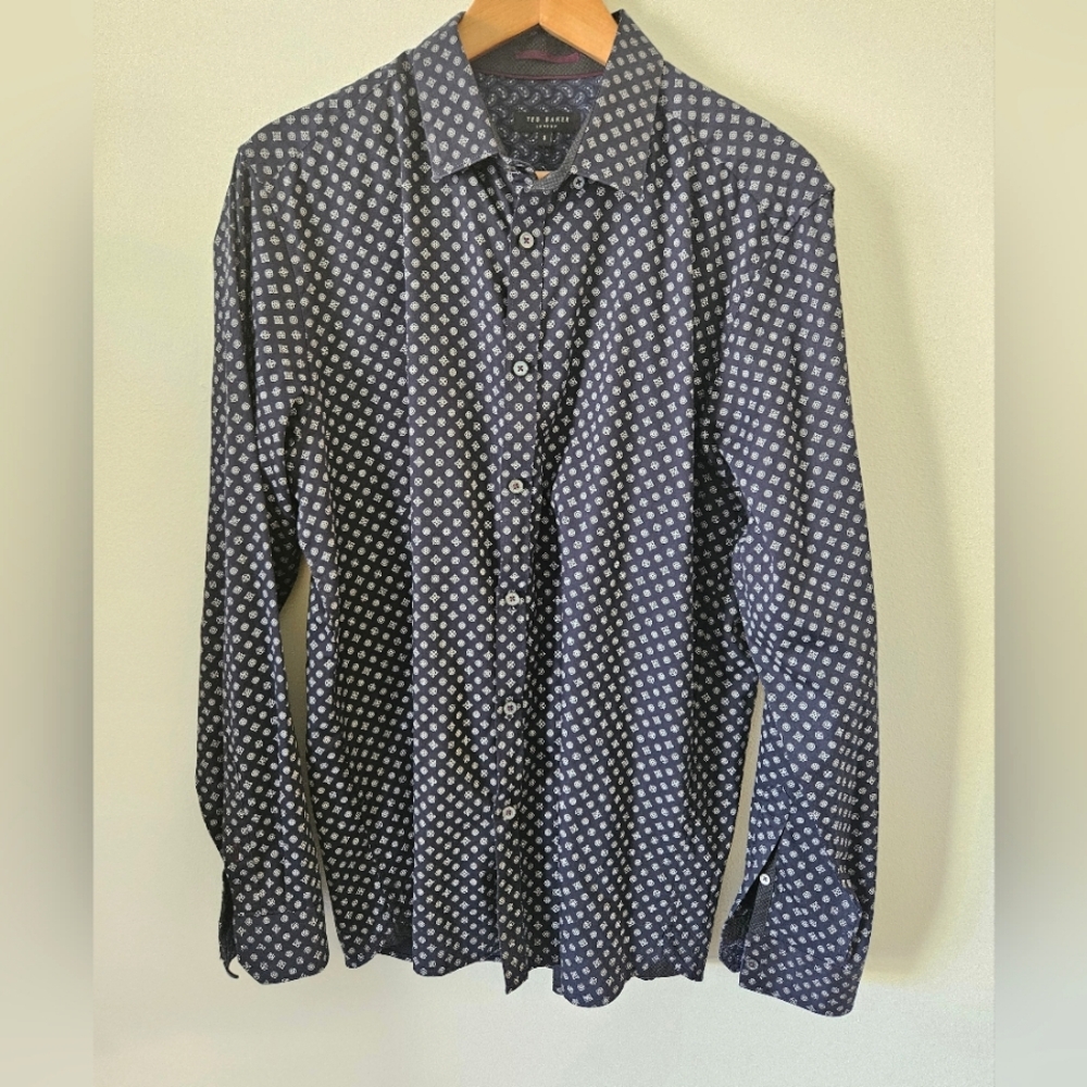 Ted Baker Men's Patterned Button Down - image 1